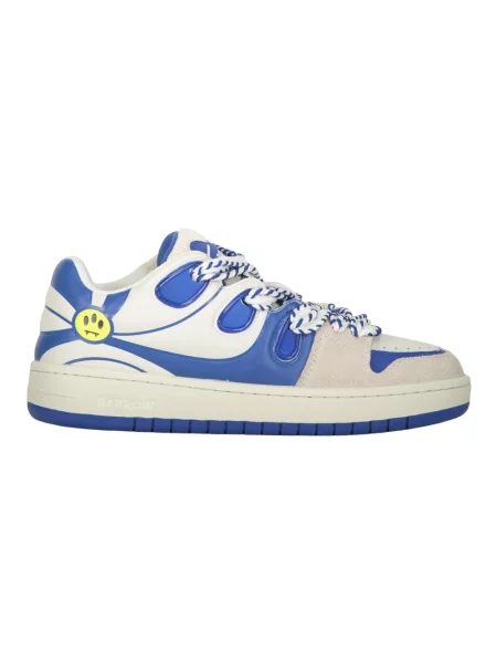 Sneakersy Barrow skórzane niebieskie