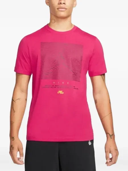 Majica s grafičkim motivom Nike od flisa s printom s kapuljačom plava