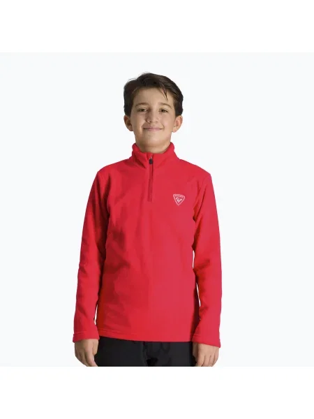 Rossignol Детски ски суитшърт Zip Fleece оранжев червено