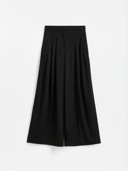 Reserved Pantaloni cu adaos de negru