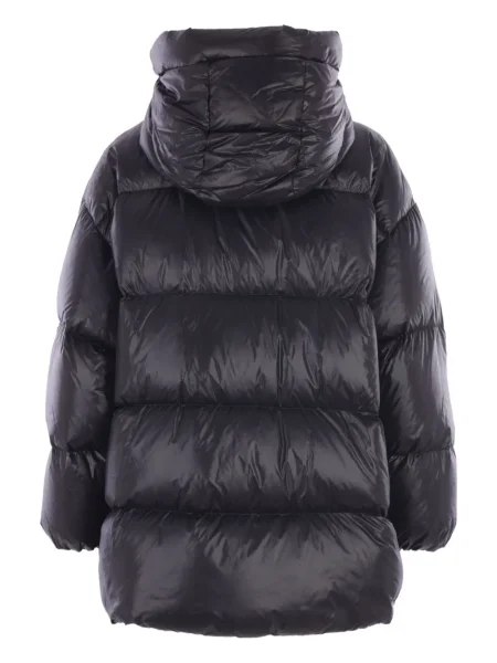 Geacă Jil Sander cu glugă negru