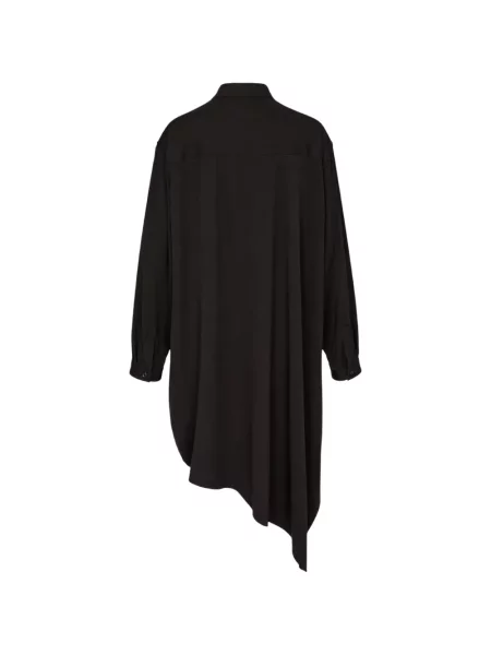 Lung rochie tip cămașă Y's asimetrică negru