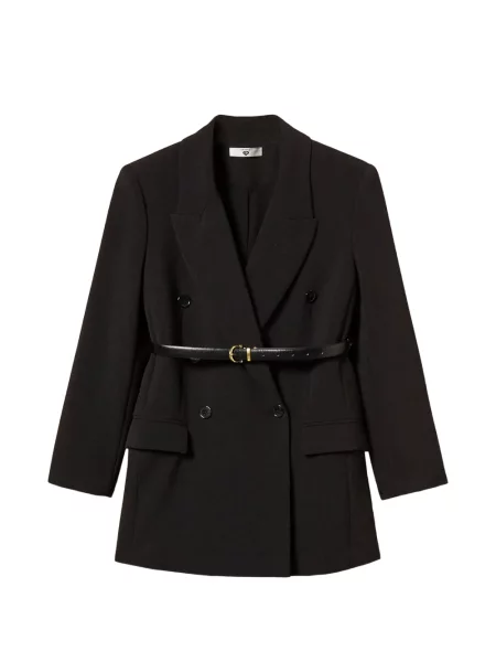 Cu centură sacou Twinset negru