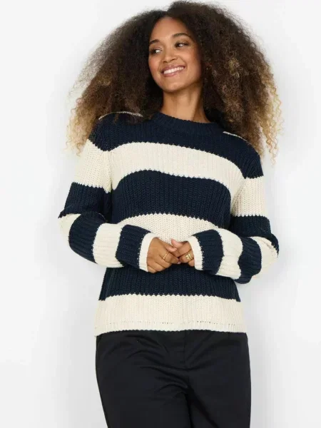 Soyaconcept Pulover SC-REMONE bleumarin