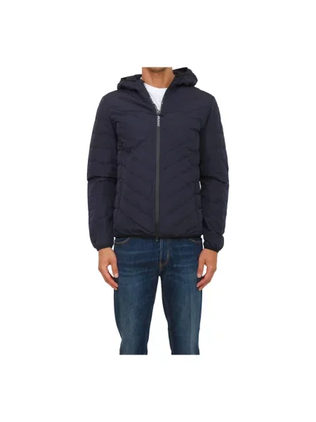 Emporio Armani Kurtka puchowa Granatowy czarna