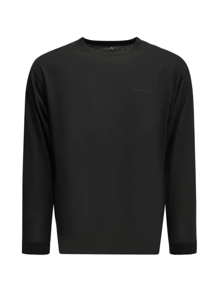 Lung tricou Montbell cu imagine negru