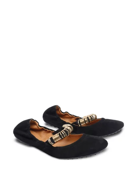 Balerini Tod's din piele de căprioară negru