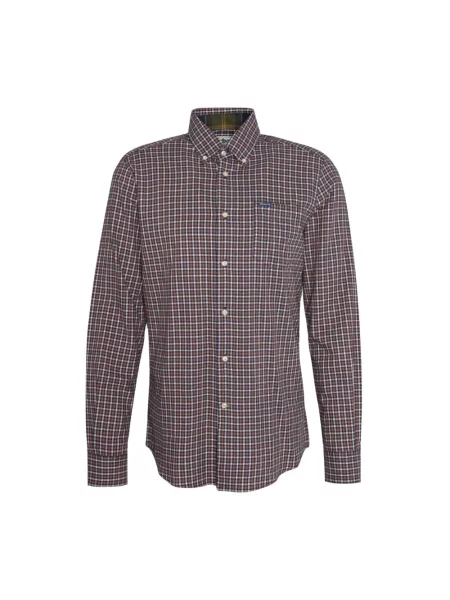 Koszula Barbour z twillu brązowa