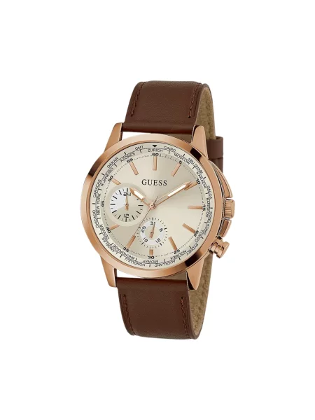 Zegarek Guess skórzany różowy