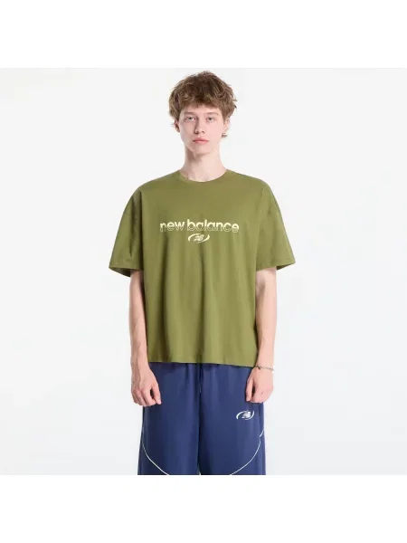 Tricou New Balance Trackside T-Shirt Sport Green S verde