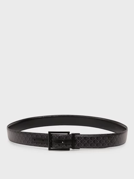 Ремень Calvin Klein с пряжкой черный