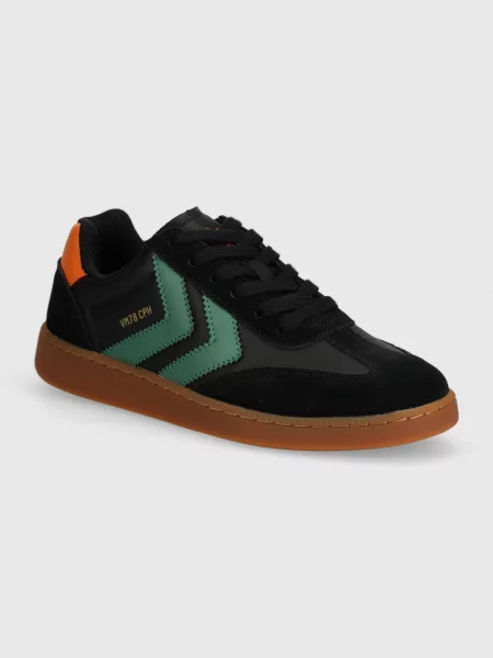 Кожени маратонки Hummel CPH ML черно