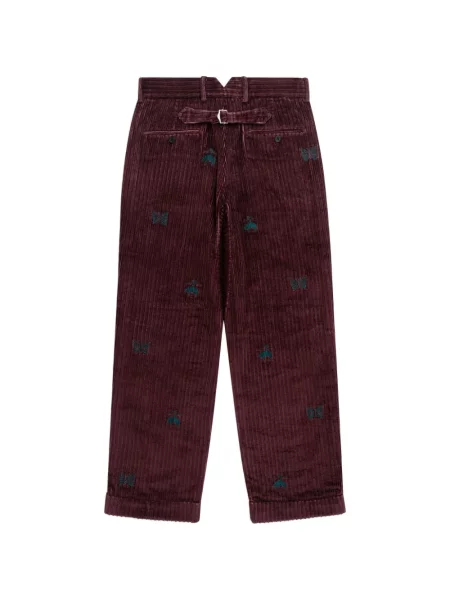 Samt hlače Brooks Brothers s vezom crvena