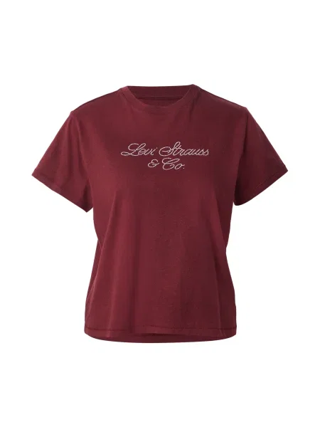 LEVI'S ® Majica CLASSIC / srebro bordo