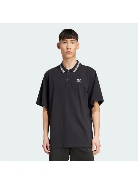 Polo tričko adidas Adicolor Loose bílé