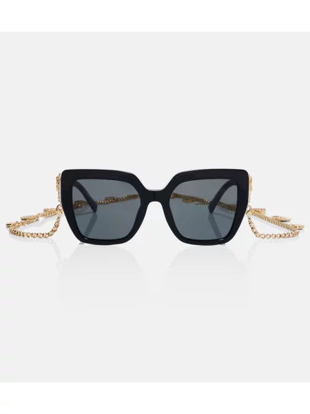 Ochelari de soare pătrați Dolce&gabbana negru