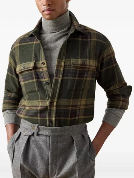 Риза Ralph Lauren Purple Label зелено