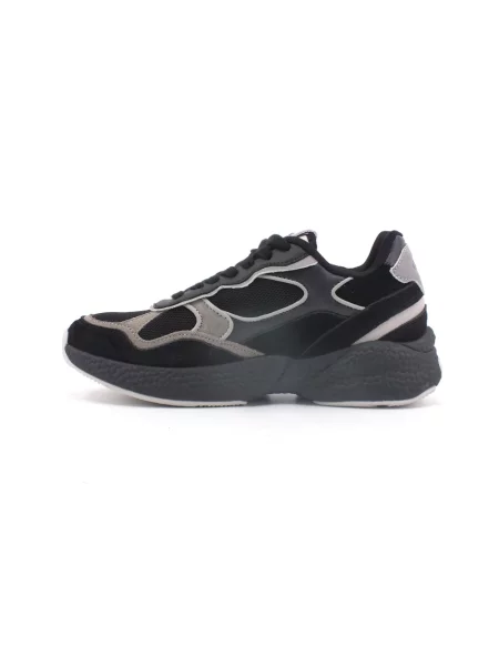 Sneakersy Guess skórzane czarne