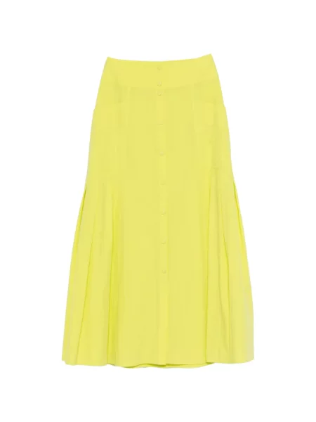 Spódnica midi Patrizia Pepe żółta