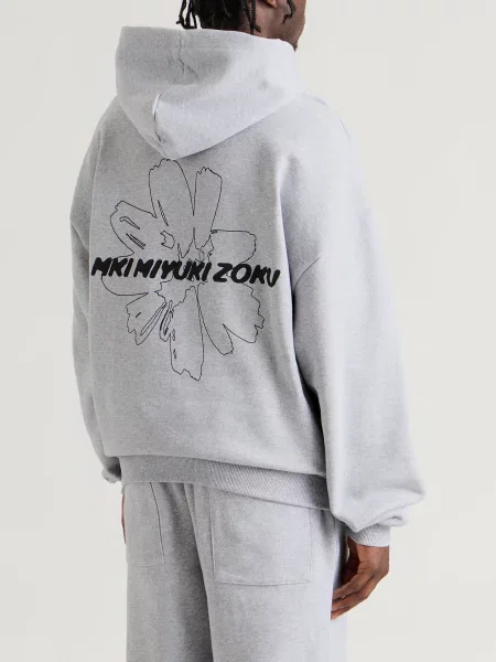 Bluza z kapturem Mki szara