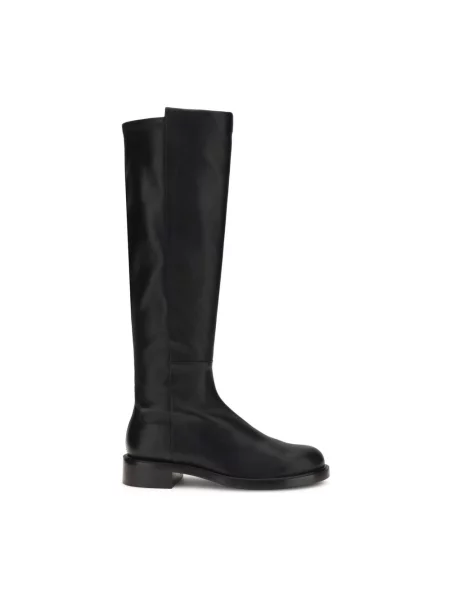 Kozaki Stuart Weitzman skórzane czarne