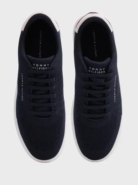 Трикотажные кеды Tommy Hilfiger синие