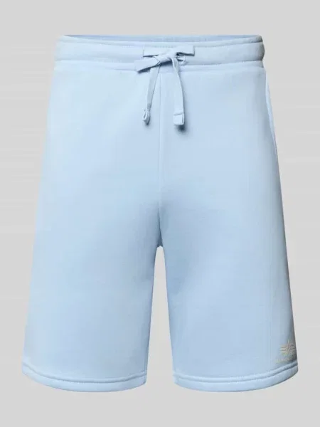 Szorty z wpuszczanymi i nadrukiem z logo Alpha Industries