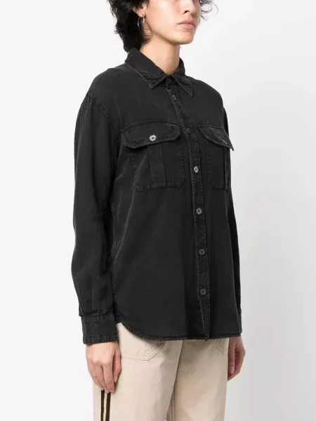 Cămașă Zadig&voltaire cu broderie negru