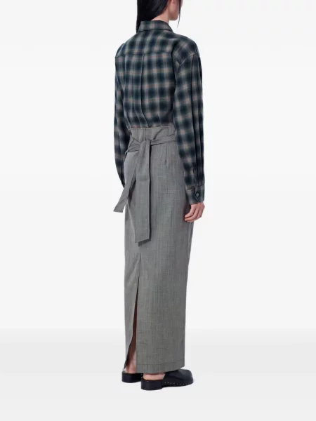 Rochie tip cămașă Our Legacy gri