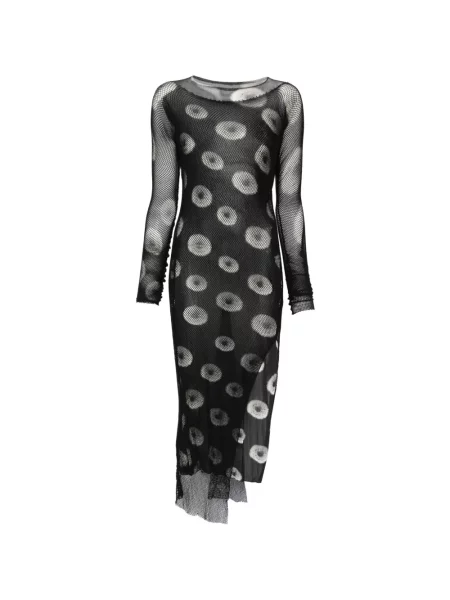 Rochie midi Yohji Yamamoto negru