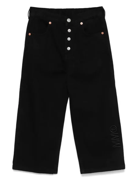 Jeansy dziecięce Mm6 Maison Margiela czarne