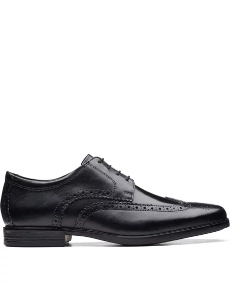 Półbuty Clarks skórzane eleganckie czarne
