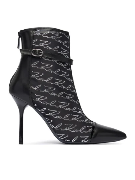 Botine KARL LAGERFELD Sarabande negru