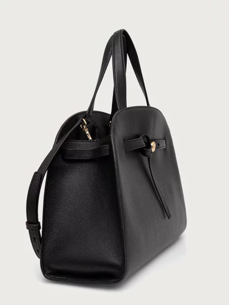 Кожаная сумка шоппер Tory Burch