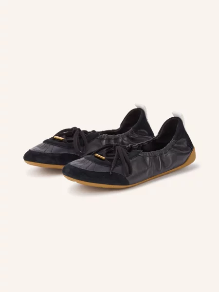 Chloé Baleríny Kick black černé
