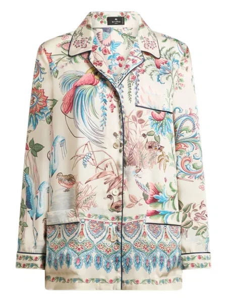 Cămașă Etro cu imagine din țesătură twill