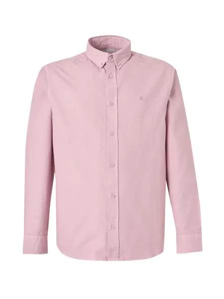 Carhartt WIP Πουκάμισο Bolton ρόδινο