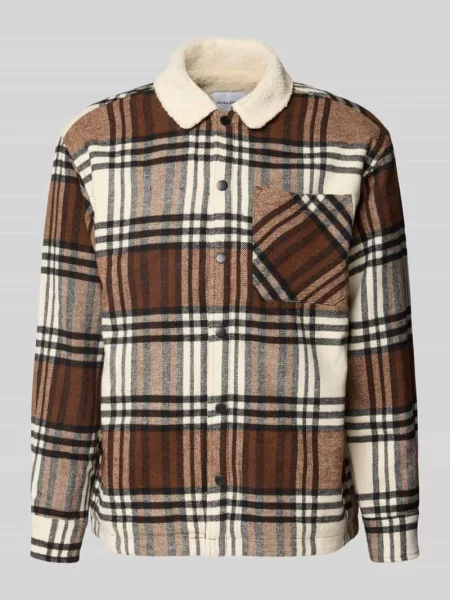Kurtka koszulowa o kroju regular fit z futerkiem model ZAC' Jack & Jones