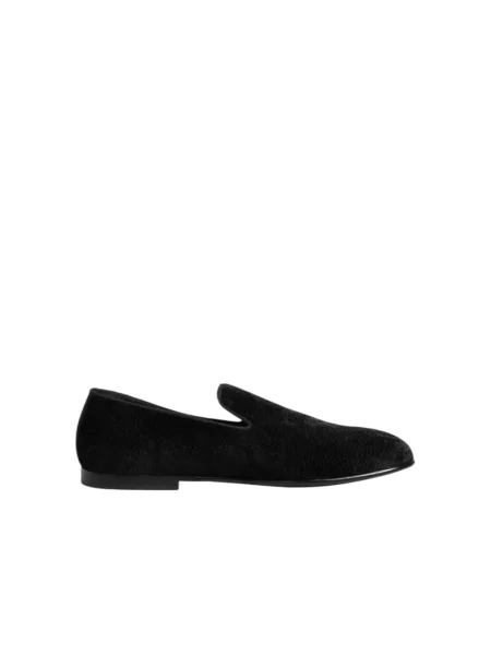 Półbuty Dolce And Gabbana skórzane czarne