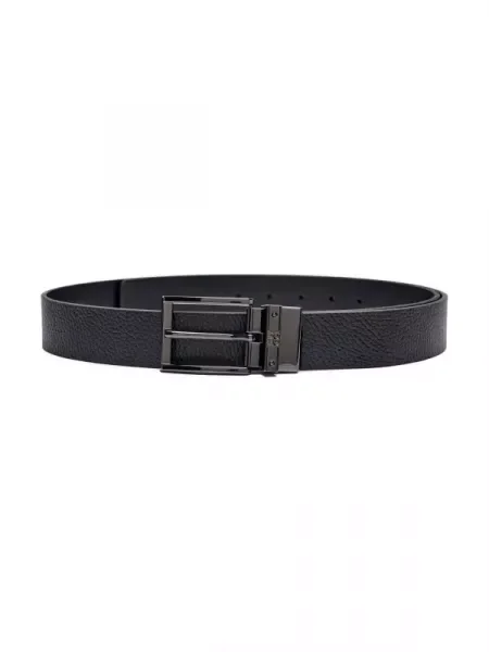 HUGO De piele cu două fețe curea 2 în 1 negru