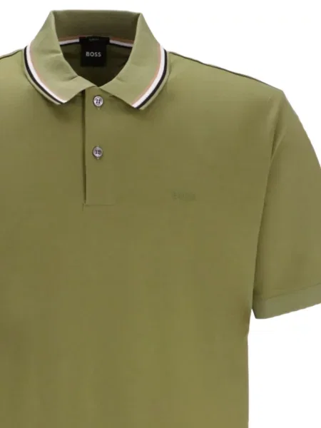 Tricou polo Boss verde