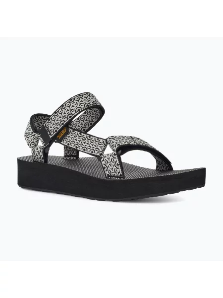 Sandale pentru femei Teva Midform Universal black/white alb