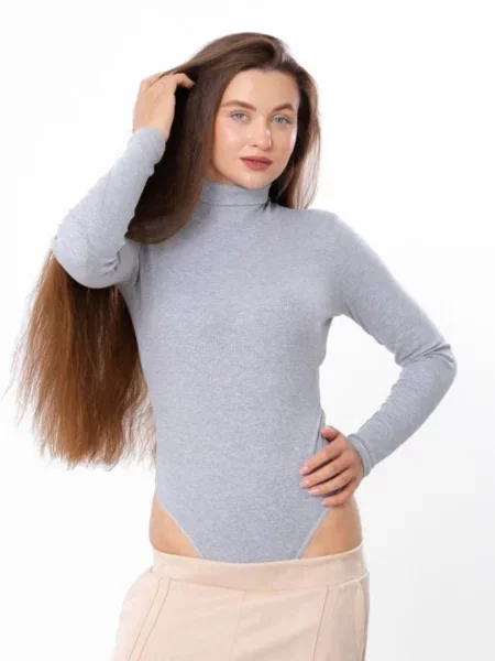 Боді Носи своє бавовна/поліестер сірий