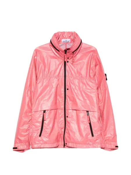 Geacă Stone Island cu strasuri roz