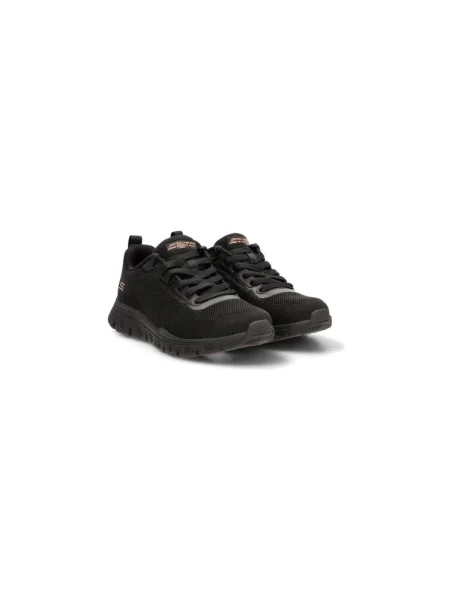 SKECHERS Rövid szárú sportcipők BOBS B-LITE' fekete