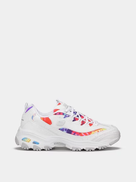 Кожаные кроссовки Skechers белые