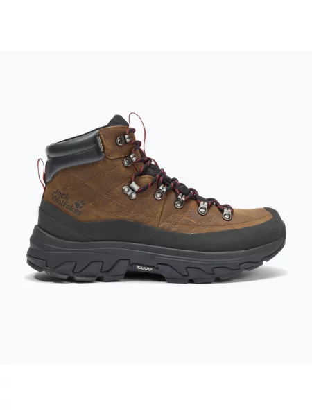 Încălțăminte de drumeție pentru bărbați Jack Wolfskin Apex Hike Pro Leather Texapore Mid fawn
