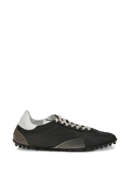 Sneakerși Maison Margiela cu șireturi din dantelă negru