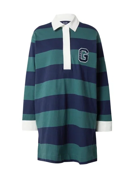 GAP Rochie bleumarin / smarald verde