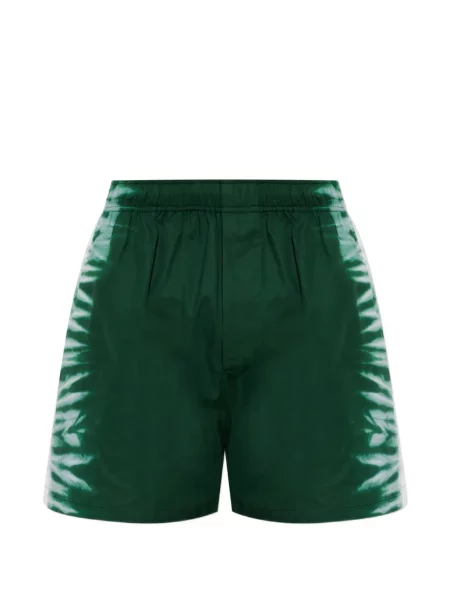 Pantaloni scurți Balenciaga cu legături verde